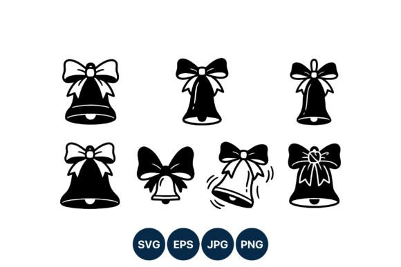 Christmas Bells Vector Set: A Polished Illustration for Seasonal Content