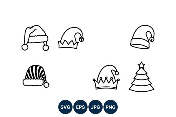 Christmas Hats Line Art Review: Practical Embroidery Design Insights