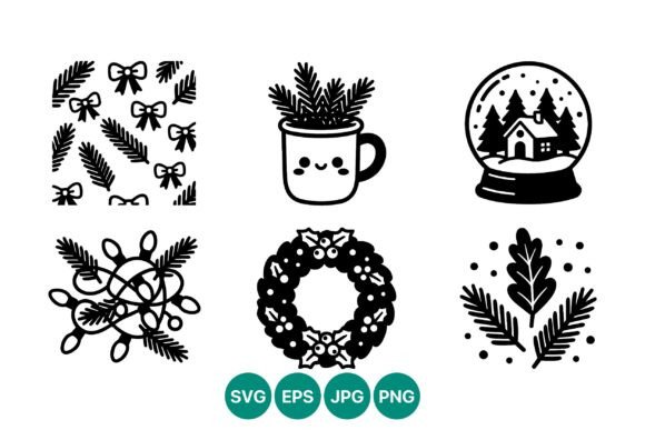 Christmas Vector Icons Collection: A Versatile Graphic Design Asset for Seasonal Branding