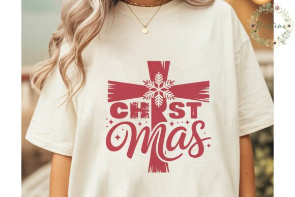 Distressed CHRISTmas Text PNG Clipart for Embroidery Projects