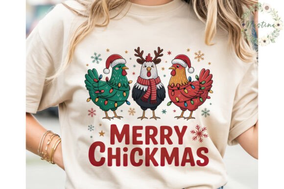 Merry Chickmas Christmas PNG Clipart