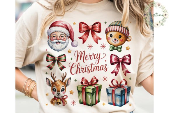 Merry Christmas Clipart Bundle PNG Review for Real Embroidery Projects