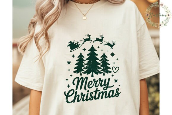 Merry Christmas Trees Santa PNG Clipart: A Versatile Graphic Design Asset for Seasonal Branding