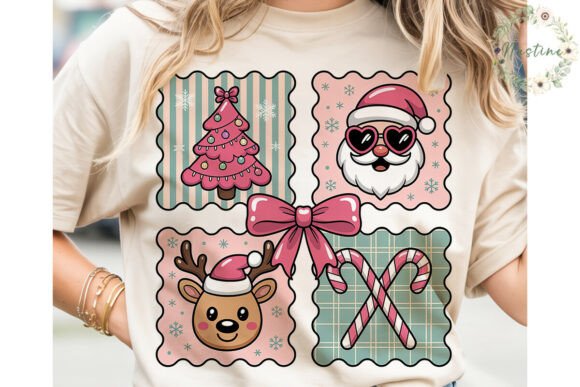 Pink Christmas Squad Sublimation Design