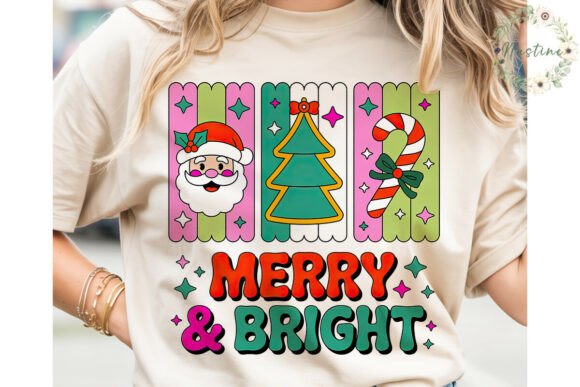 Retro Christmas Panels PNG Clipart and Illustrations