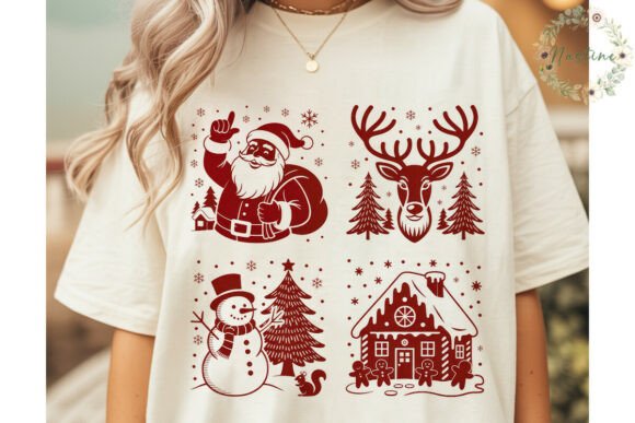 Rustic Christmas Blocks PNG Clipart: A Versatile Graphic Design Asset for Seasonal Branding