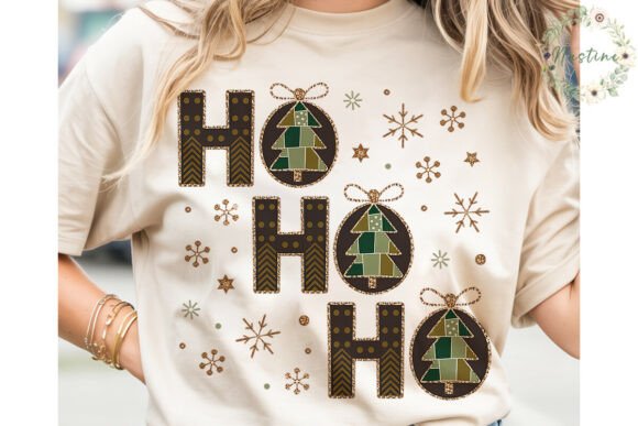 Rustic HO HO HO Christmas PNG Clipart