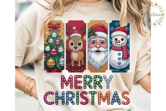 Sparkling Gem Christmas PNG Clipart and Illustrations